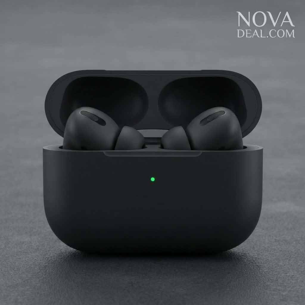 Black Pro 2 TWS Wireless Earbuds (Glossy Black)