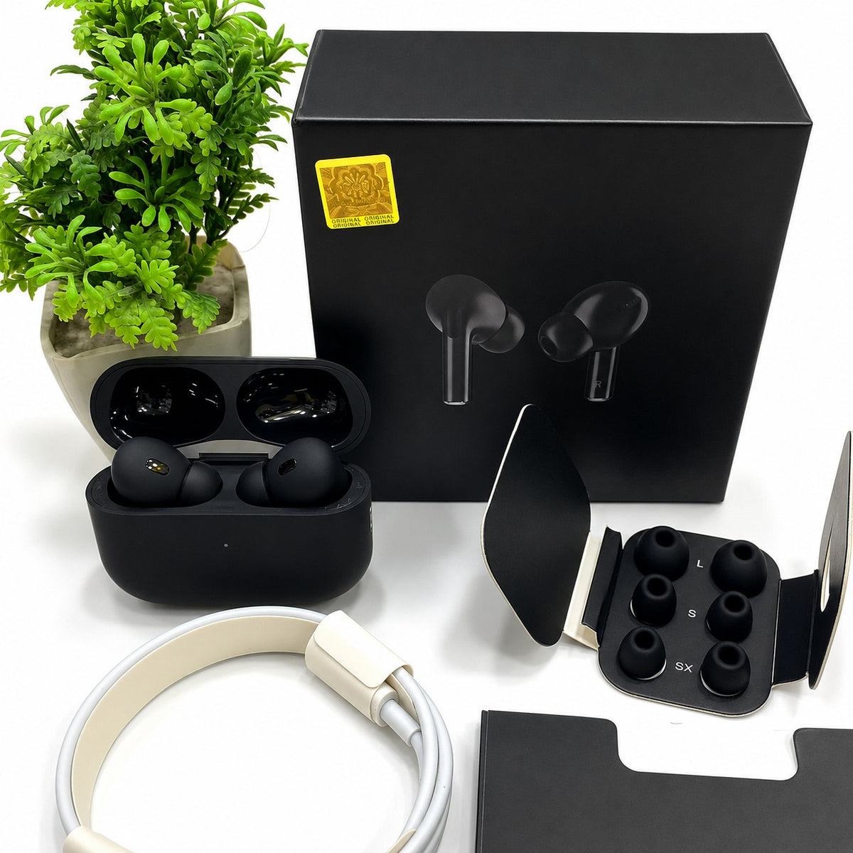 AirPods Pro 2 Wireless Earbuds | Black | Original Box Pack