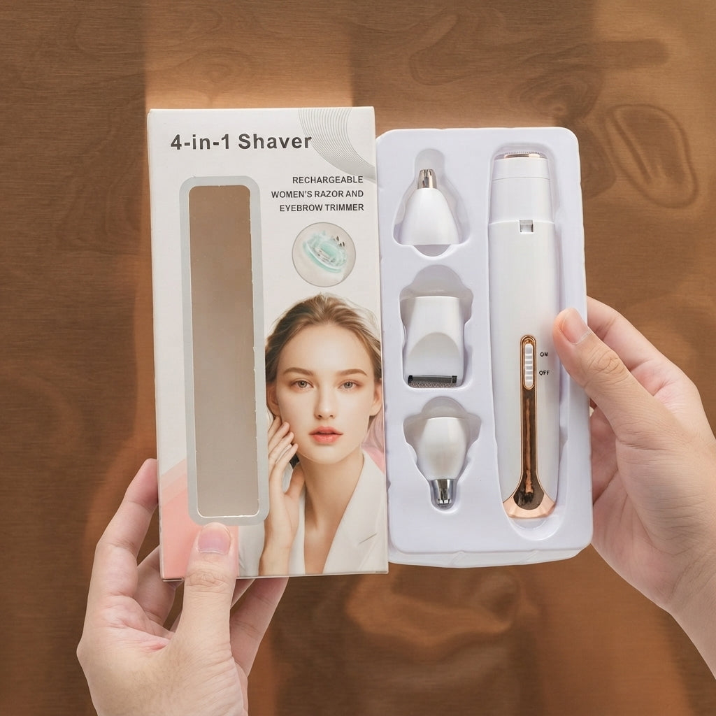 Flawless 4 in 1 Rechargeable Hair Remover for Women