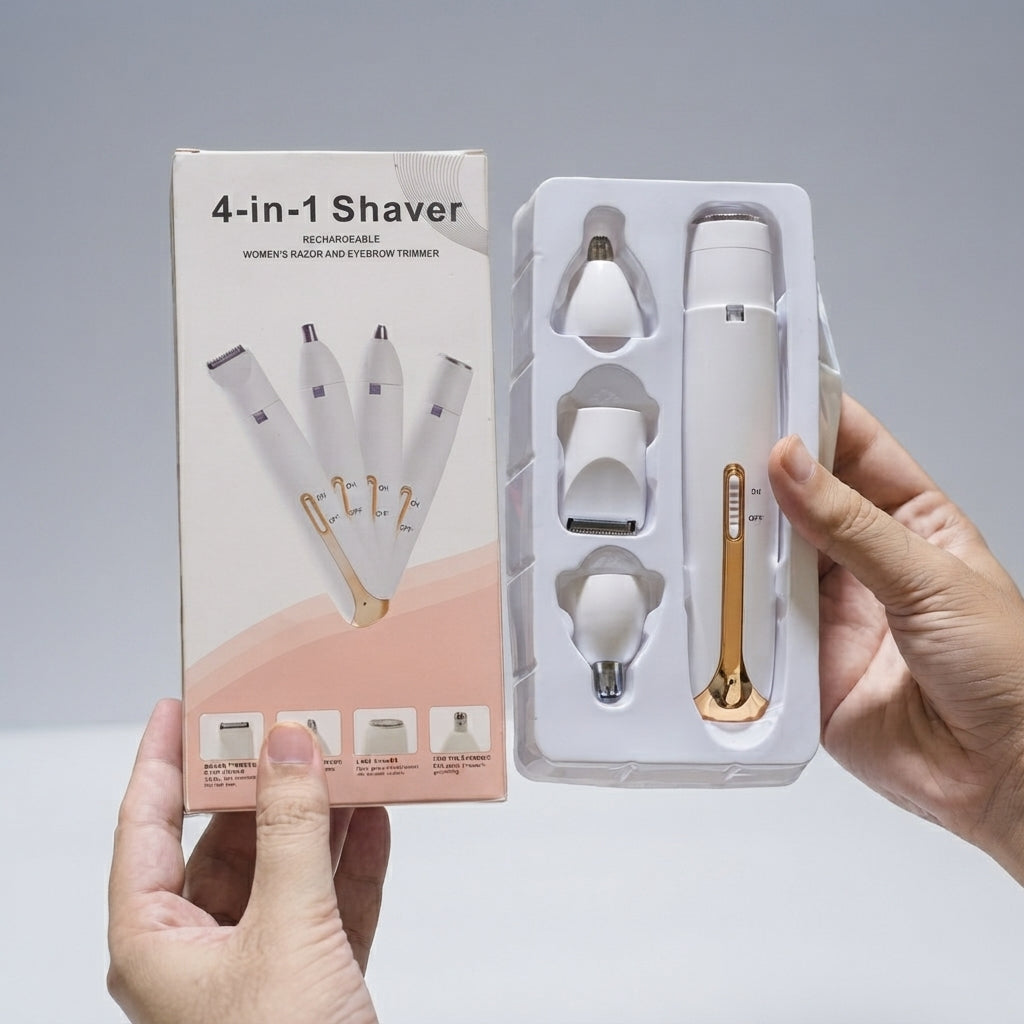Flawless 4 in 1 Rechargeable Hair Remover for Women