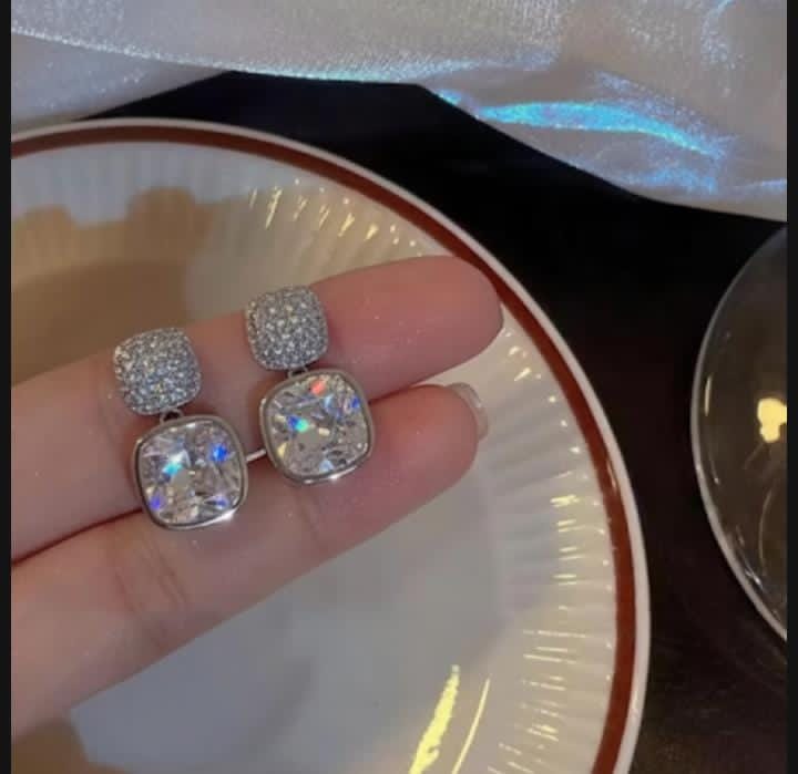 ZJE-163 Zircon Crystal Earrings
