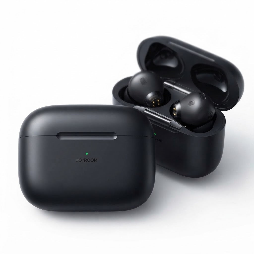 Black Pro 2 TWS Wireless Earbuds (Glossy Black)
