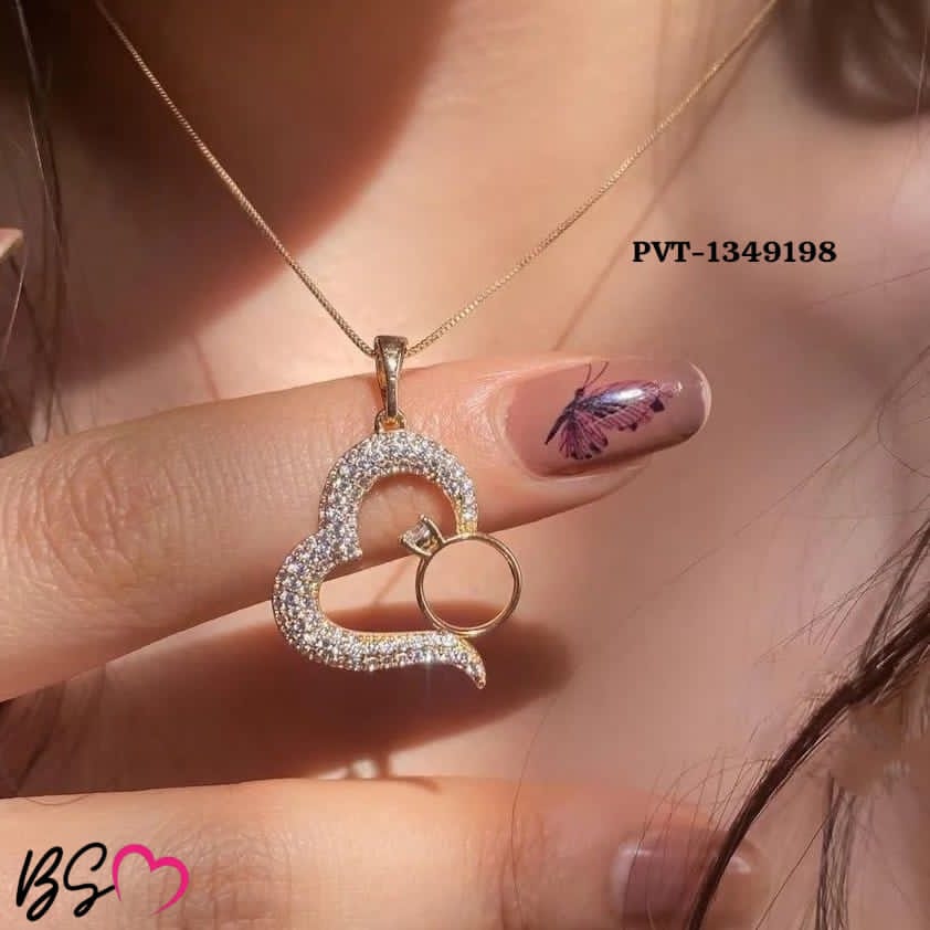 Korean Heart Locket & Ring Set