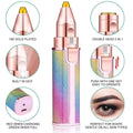 2 in 1 Electric Eyebrow Trimmer & Facial Hair Remover for Women - Rechargeable
