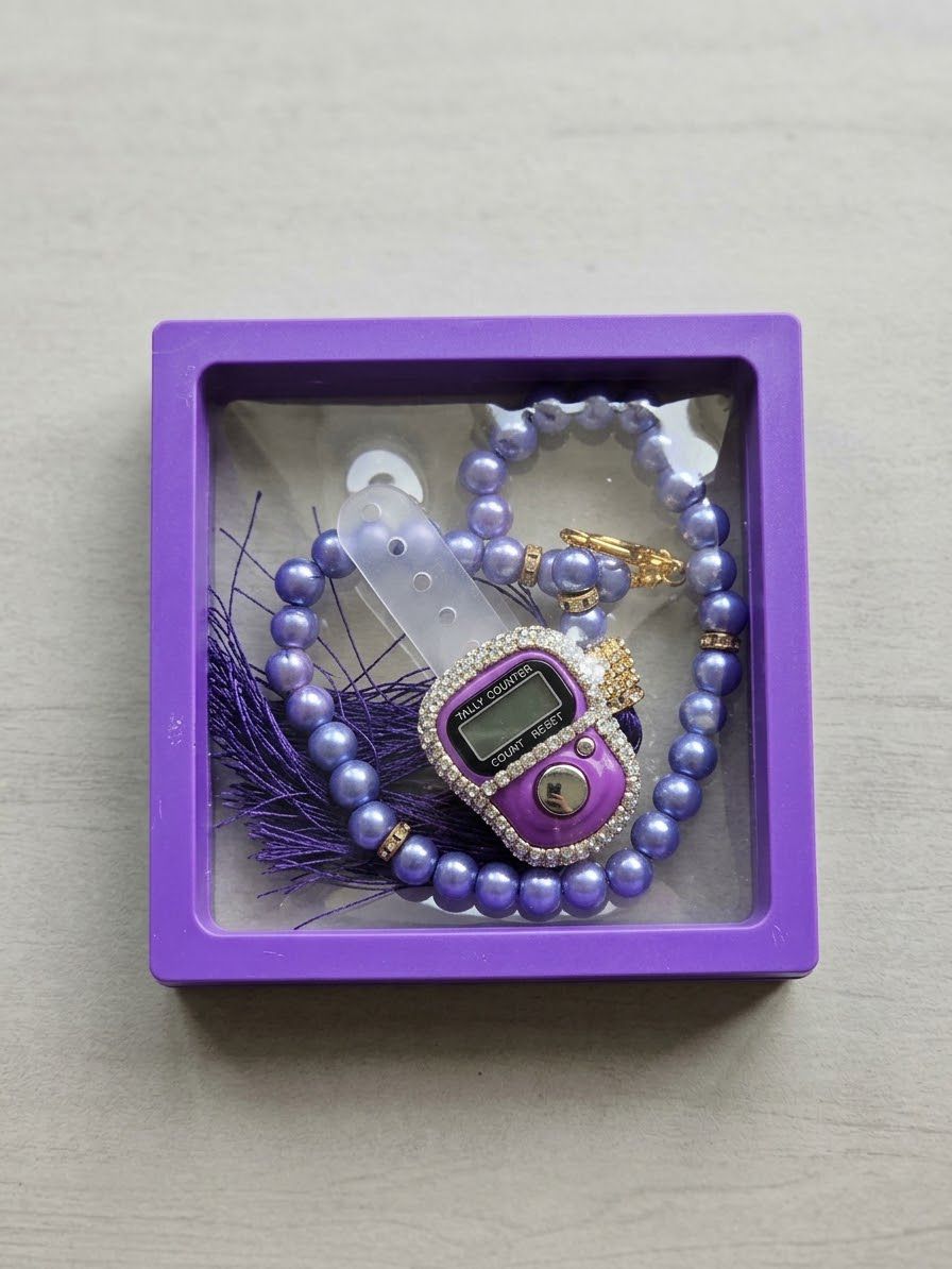 Digital Tasbih & Prayer Beads Gift Set