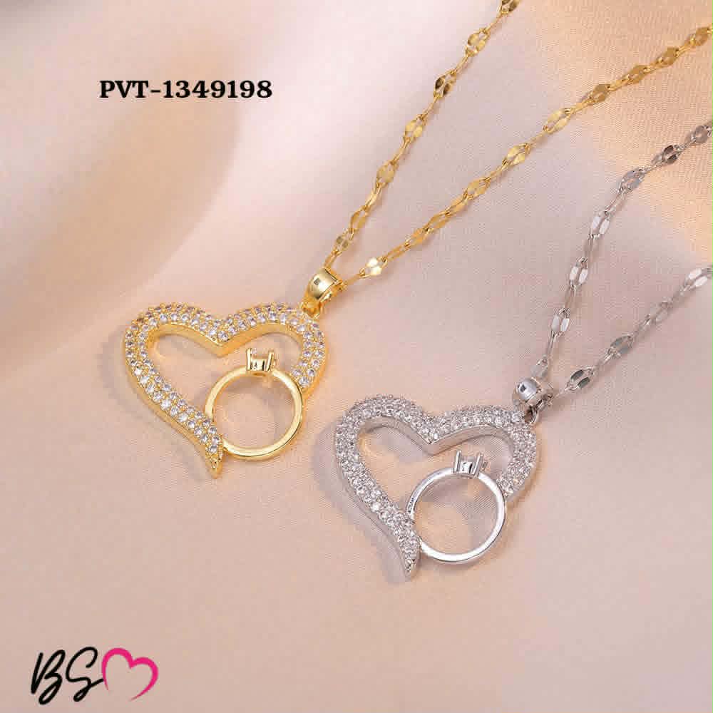 Korean Heart Locket & Ring Set