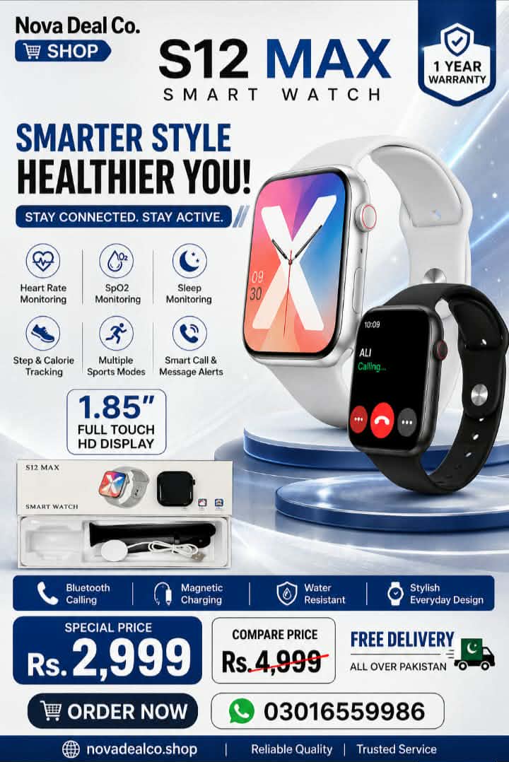 S12 MAX Smartwatch
