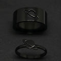 Planet Saturn Promise Couple Rings With Elegant Design